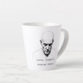 Tasse Latte Pensées Excessives ? Édition Premium (Angle droit)
