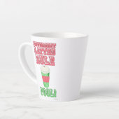 Tasse Latte Peppermint Latte Funny Mignonne Dessin Slogan (Angle gauche)