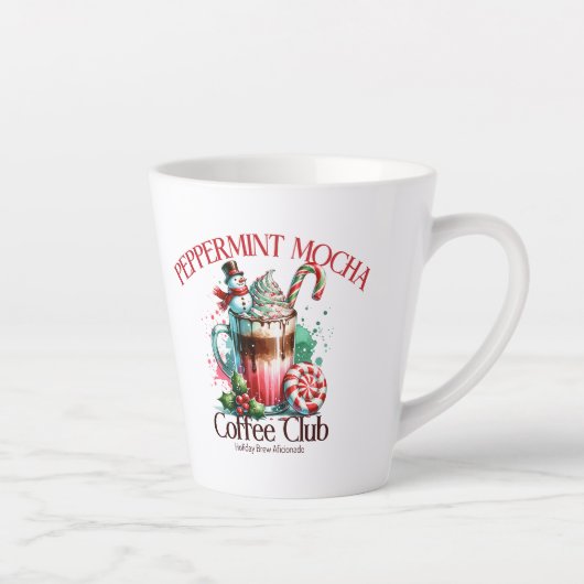 Tasse Latte Peppermint Mocha Coffee Club (Droite)