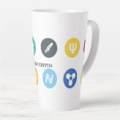 TASSE LATTE PERDANT DE MONNAIE DE CRYTO N COMMERCE (Angle droit)