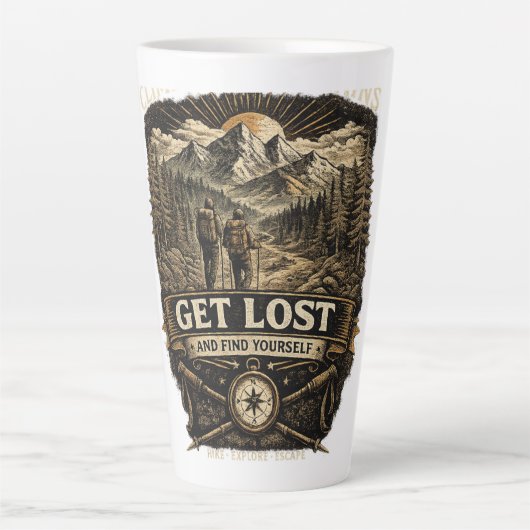 Tasse Latte Perdez-Vous Et Trouvez-Vous (Devant)