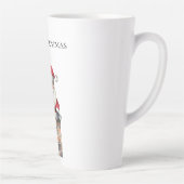 Tasse Latte Père Noël à Noël à Chimney (Droite)