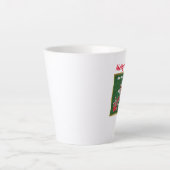 Tasse Latte Père Noël équitation Pepperment Candy Train Green  (Devant)