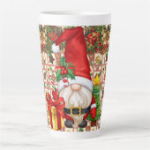 Tasse Latte Père Noël Gnome (Devant)
