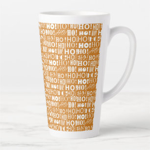 Tasse Latte Père Noël Jolly Salutation HO! Oh ! HO ! dans Bran