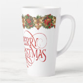 Tasse Latte Père Noël Joyeux Noël (Droite)