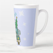 Tasse Latte Père Noël vue de devant Joyeux Noël (Droite)