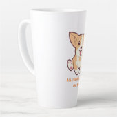 Tasse Latte Perfect Designs for Dog Lovers & Pet Gifts (Angle gauche)