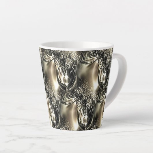 Tasse Latte Perles dorées (Angle droit)