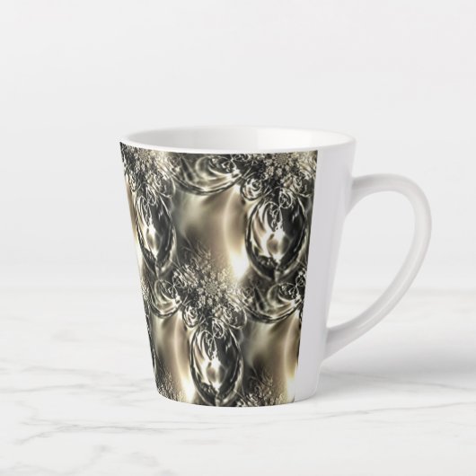 Tasse Latte Perles dorées (Droite)