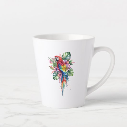 Tasse Latte Perroquet (Droite)