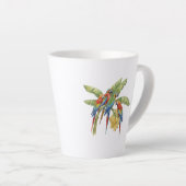 Tasse Latte Perroquet (Angle droit)