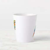 Tasse Latte Perroquet (Devant)