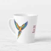 Tasse Latte Perroquet (Angle gauche)