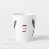 Tasse Latte Perroquet (Devant)