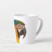 Tasse Latte Perroquet (Angle droit)