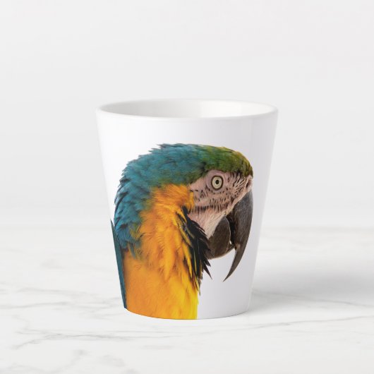 Tasse Latte Perroquet (Devant)
