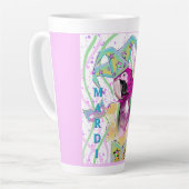 Tasse Latte Perroquet (Angle gauche)