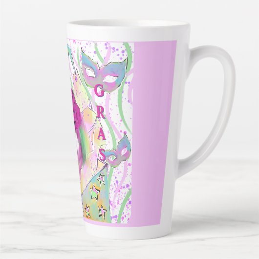 Tasse Latte Perroquet (Droite)