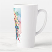 Tasse Latte Perroquet exotique (Droite)