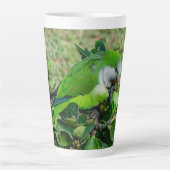 Tasse Latte Perroquet vert (Devant)
