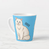 Tasse Latte Persian cat (Angle gauche)