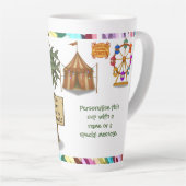 Tasse Latte Personalise: Pierre pelican's brilliant beak (Angle droit)