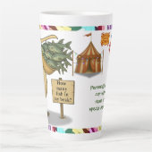 Tasse Latte Personalise: Pierre pelican's brilliant beak (Devant)