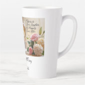 Tasse Latte Personalised Bridal Mug- Cheers to Love (Droite)