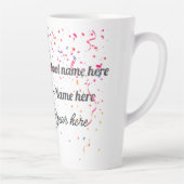 Tasse Latte Personalize Graduation Balloon (Droite)