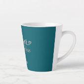 Tasse Latte Personalized gift with the date the relationship  (Droite)