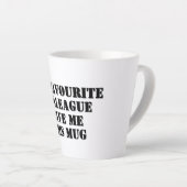 Tasse Latte Personnalisé Funny Collègue cadeau secret Père Noë (Angle droit)