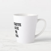 Tasse Latte Personnalisé Funny Collègue cadeau secret Père Noë (Droite)