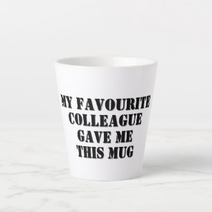 Tasse Latte Personnalisé Funny Collègue cadeau secret Père Noë
