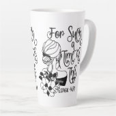 Tasse Latte Personnalisé Pour Une Époque Comme Ce Chrétien (Angle droit)