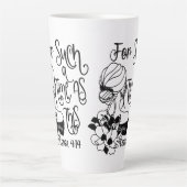 Tasse Latte Personnalisé Pour Une Époque Comme Ce Chrétien (Devant)