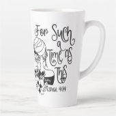 Tasse Latte Personnalisé Pour Une Époque Comme Ce Chrétien (Droite)