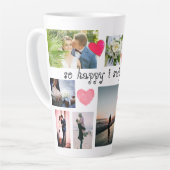 Tasse Latte Personnalisé SI HEUREUX QUE J'AI BONNÉ DROITE Coll (Angle gauche)