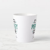 Tasse Latte Personnalisé Trop de personnes à l'extérieur Intro (Devant)