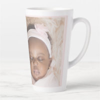 Personnalisé Une Photo Statistiques Bébé Rose & Bl