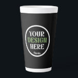 Tasse Latte personnalisé, unique, élégant et minimaliste<br><div class="desc">Ce design est accessible à tous. N'hésitez pas à customiser le logo,  les images,  le texte et les couleurs selon vos préférences. Merci beaucoup.</div>