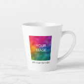 Tasse Latte Personnaliser Ajouter une image photo logo commerc (Droite)