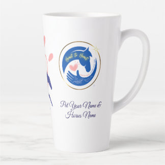 Tasse Latte Personnalisez un soin Cœur à Cœur, Âme à Âme