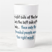 Tasse Latte Personnalité gauchiste (Devant)