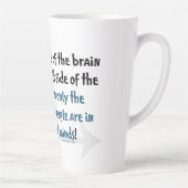 Tasse Latte Personnalité gauchiste (Droite)