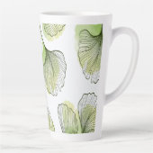 Tasse Latte Pétales verts (Droite)