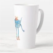Tasse Latte Petit Alien Pi (Angle droit)
