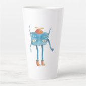 Tasse Latte Petit Alien Pi (Devant)