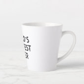 Tasse Latte Petit cadeau en latte pour la plus grande soeur du (Droite)