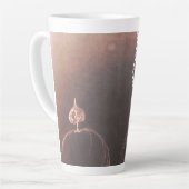Tasse Latte Petit chatte bouffante chatte mignonne et foudre (Angle gauche)